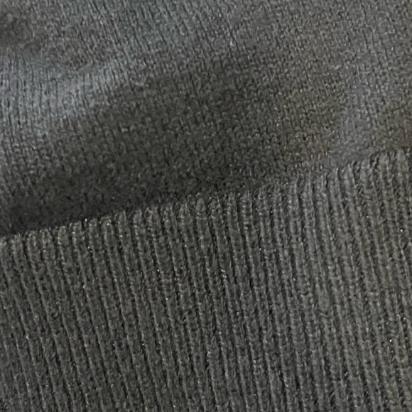 Michael Kors Women Black Short Sleeve sweater top Studded Logo Zs Medium - Picture 7 of 8